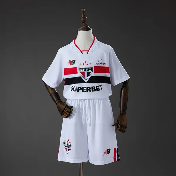 Kit Infantil São Paulo I 26/27 - New Balance - Branca