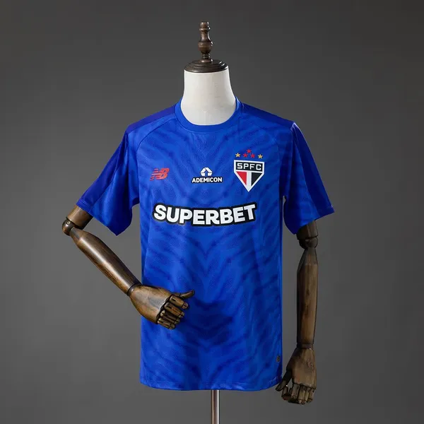 Camisa São Paulo Goleiro 26/27 - Torcedor New Balance Masculina - Azul