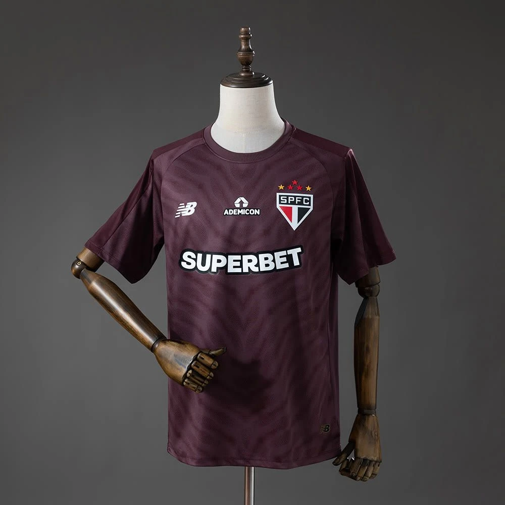 Camisa São Paulo Goleiro 26/27 - Torcedor New Balance Masculina - Vinho - 1