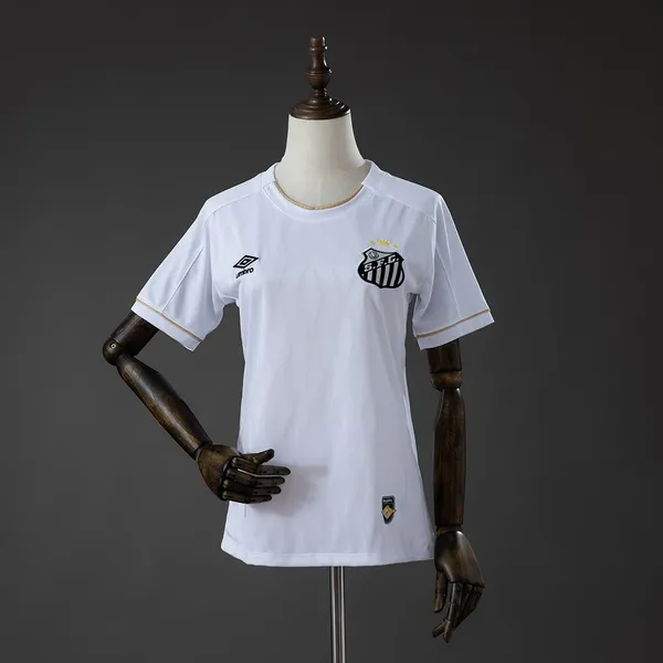 Camisa Santos I 26/27 - Torcedor Umbro Feminina - Branca