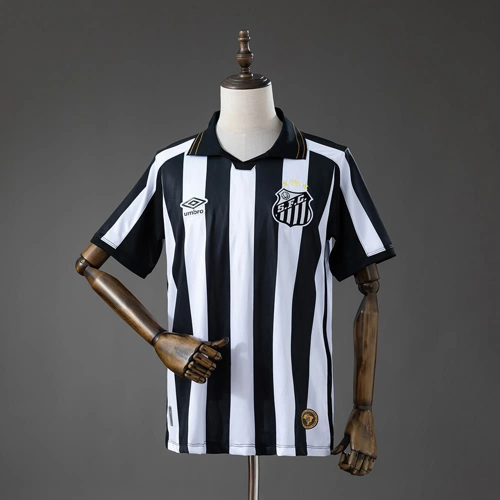 Camisa Santos II 26/27 - Torcedor Umbro Masculina - Branca e Preta - 1