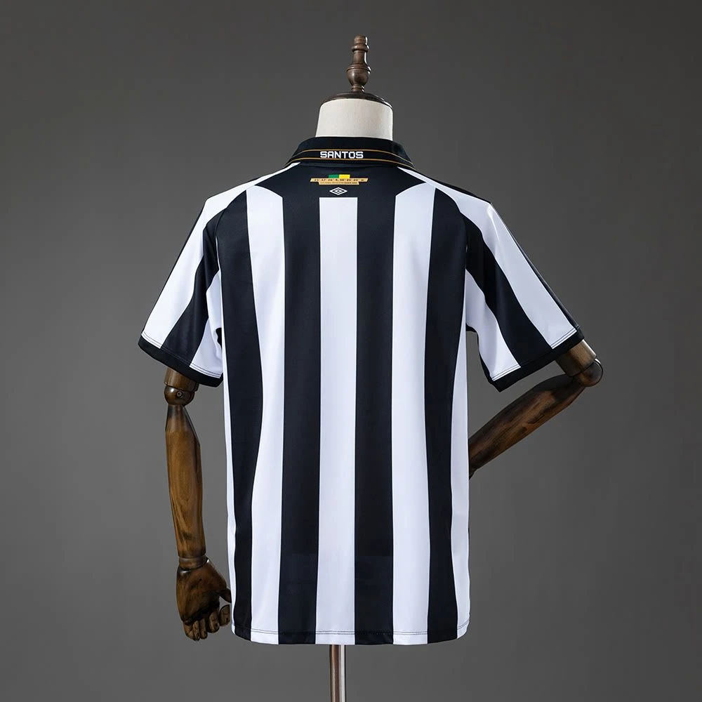 Camisa Santos II 26/27 - Torcedor Umbro Masculina - Branca e Preta - 2