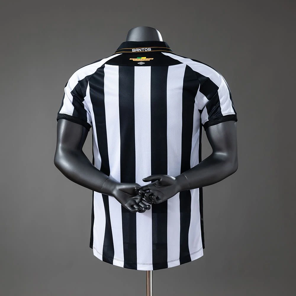 Camisa Santos II 26/27 - Jogador Umbro Masculina - Branca e Preta - 2