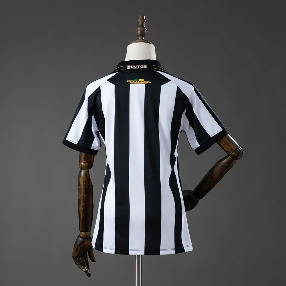 Camisa Santos II 26/27 - Torcedor Umbro Feminina - Branca e Preta - 2