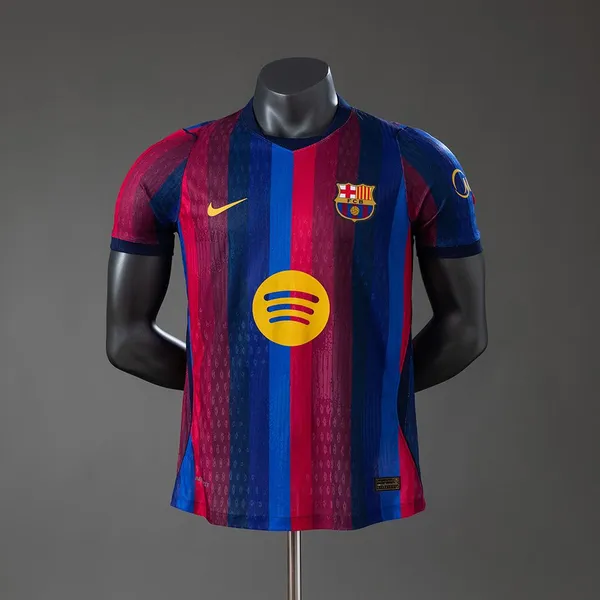 Camisa Barcelona I 26/27 - Jogador Nike Masculina - Azul e vermelha