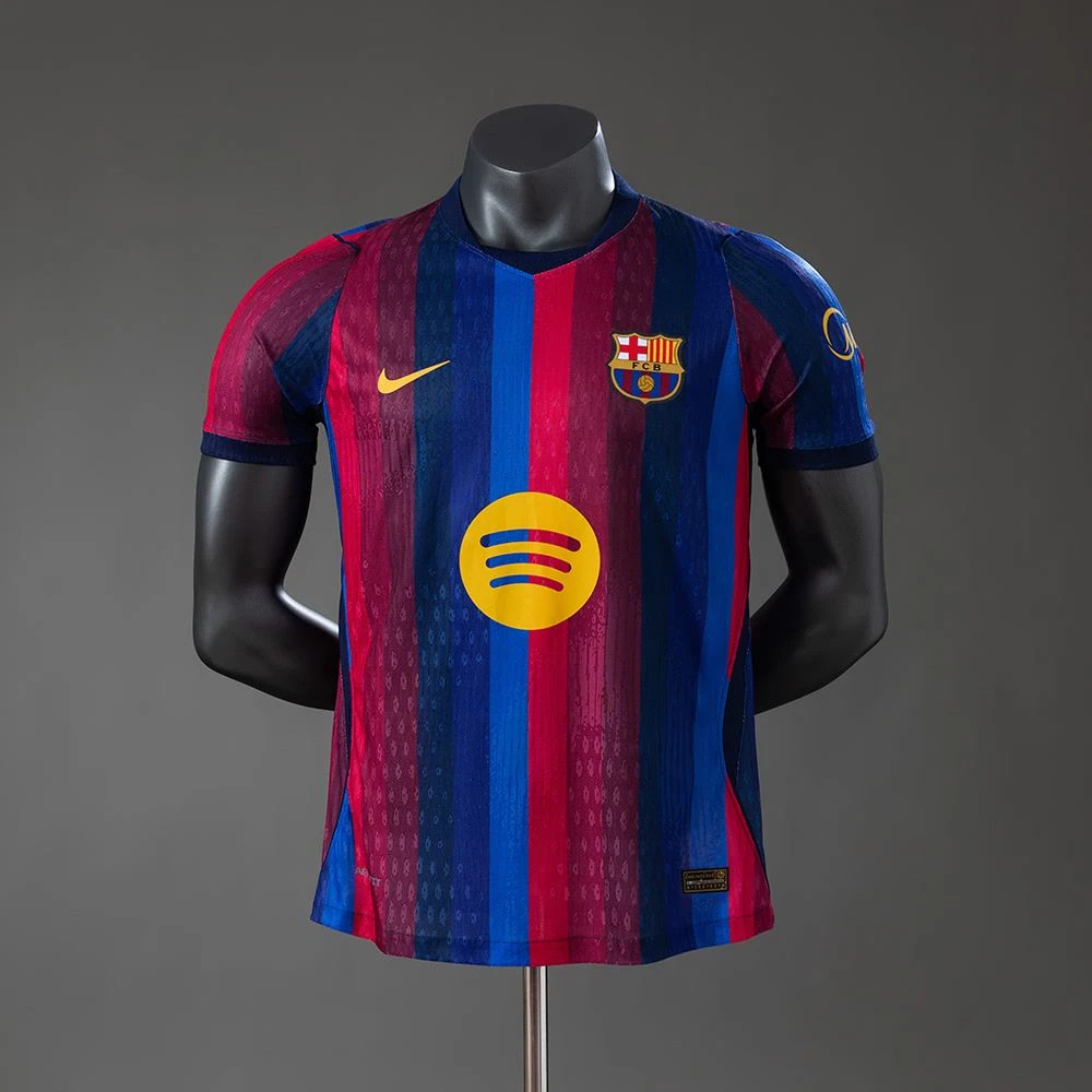 Camisa Barcelona I 26/27 - Jogador Nike Masculina - Azul e vermelha - 1