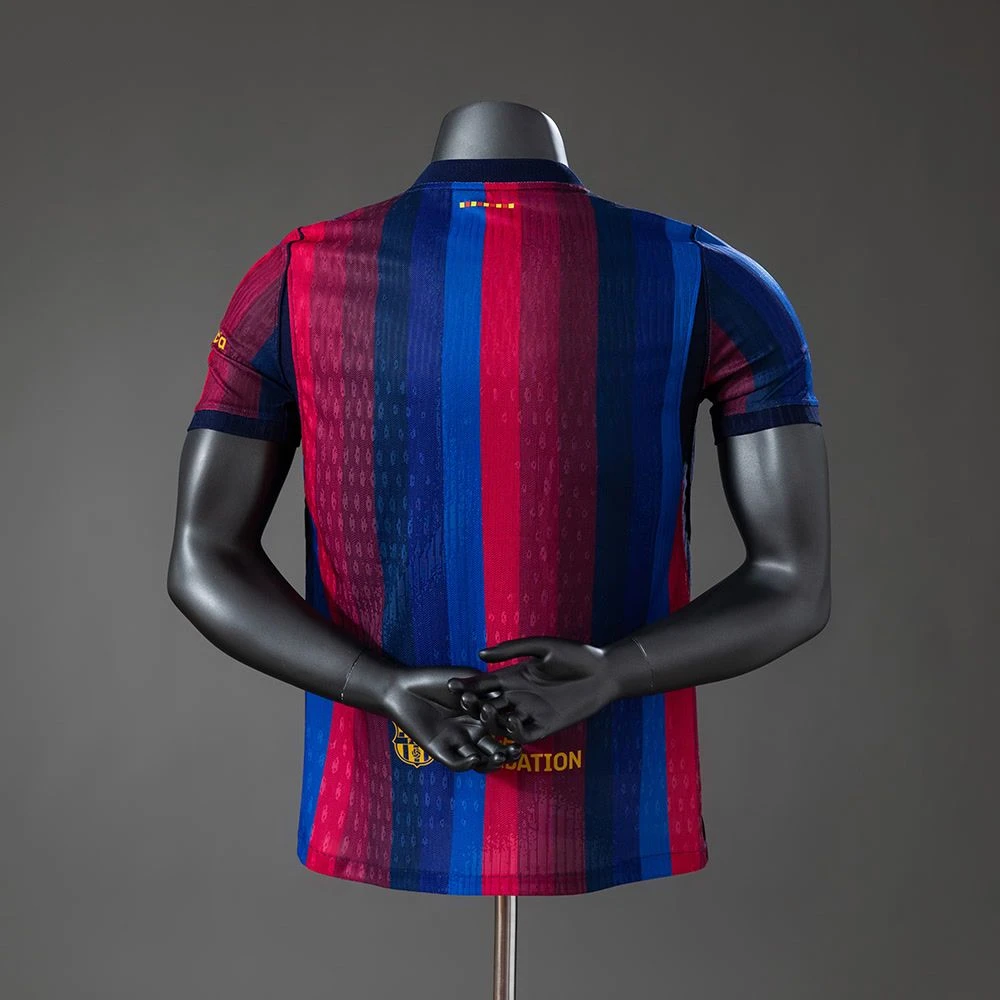 Camisa Barcelona I 26/27 - Jogador Nike Masculina - Azul e vermelha - 2