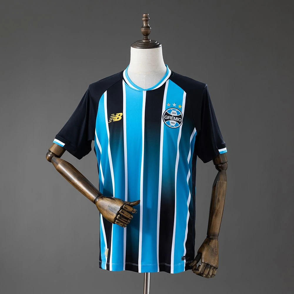 Camisa Grêmio I 26/27 - Torcedor New Balance Masculina - Azul e preta - 1