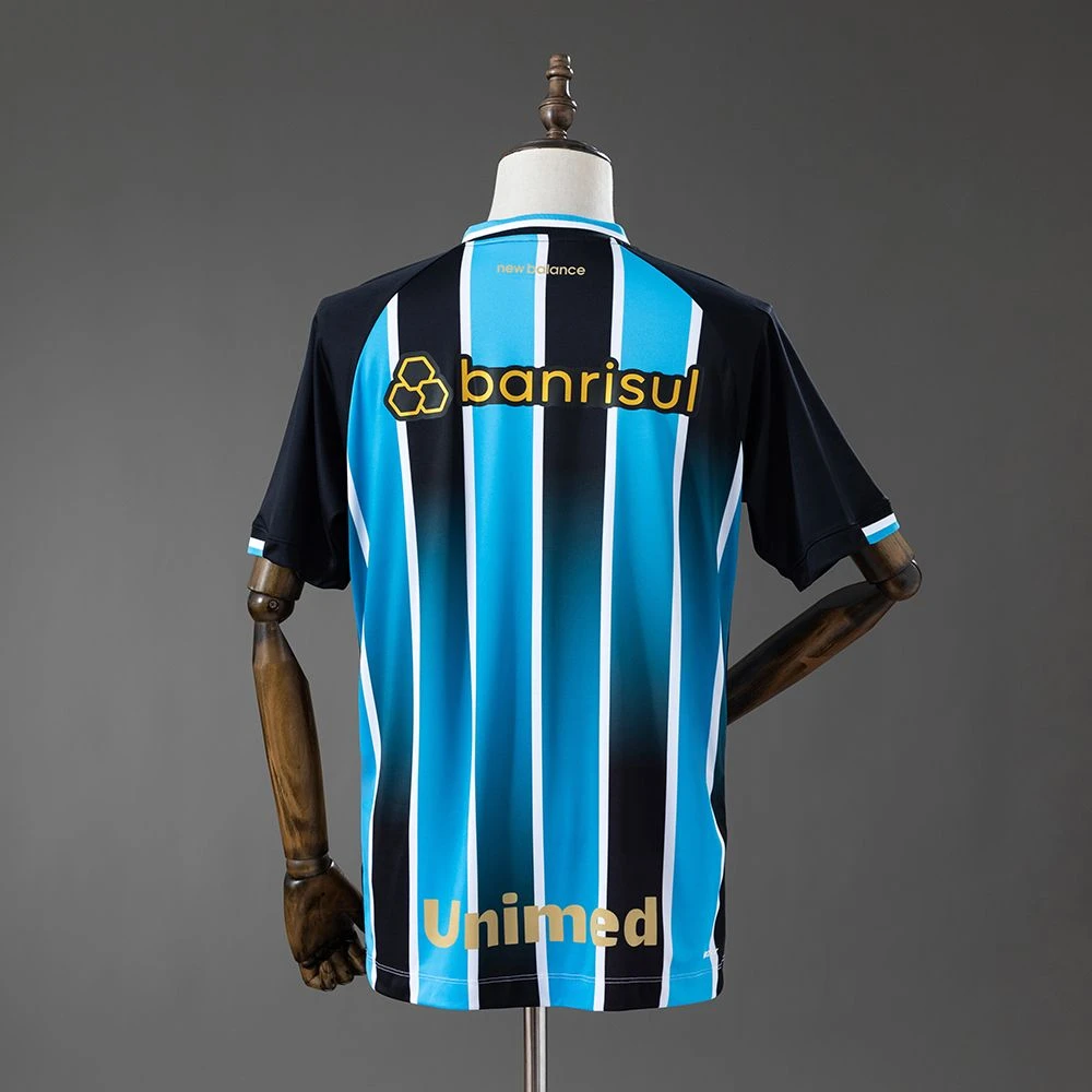 Camisa Grêmio I 26/27 - Torcedor New Balance Masculina - Azul e preta - 2