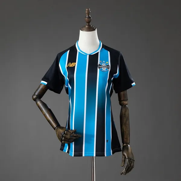 Camisa Grêmio I 26/27 - Torcedor New Balance Feminina - Azul e preta