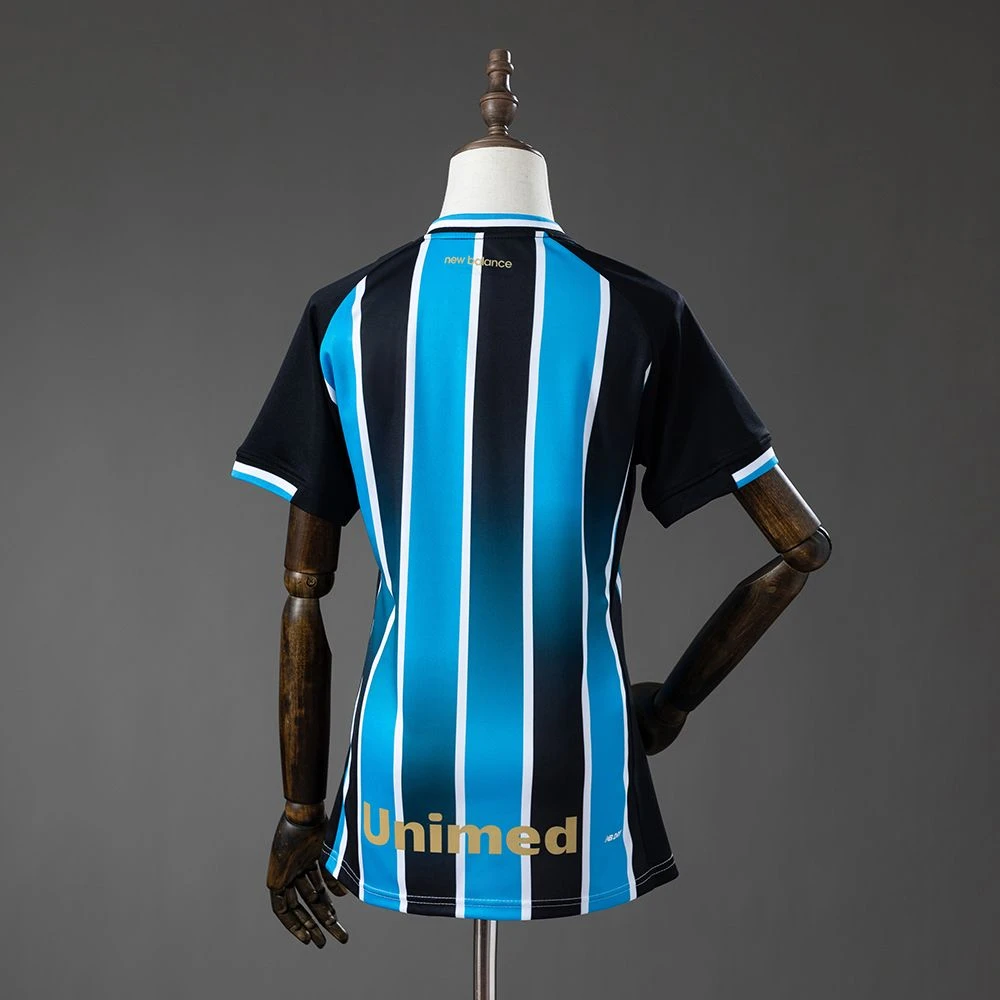 Camisa Grêmio I 26/27 - Torcedor New Balance Feminina - Azul e preta - 2