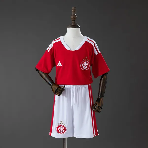 Kit Infantil Internacional I 26/27 - Adidas - Vermelho e Branco