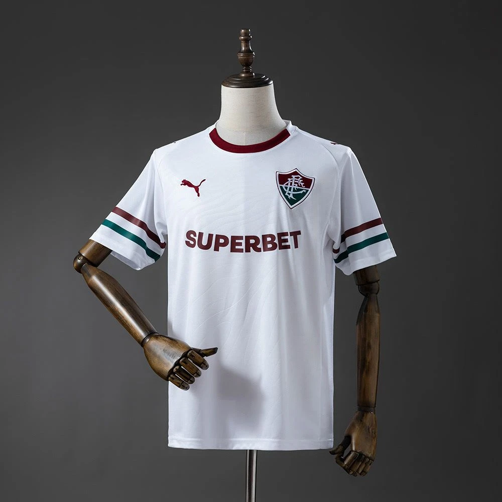 Camisa Fluminense II 26/27 - Torcedor Puma Masculina - Branca com detalhes em vermelho e verde - 1
