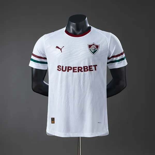 Camisa Fluminense II 26/27 - Jogador Puma Masculina - Branca com detalhes em vermelho e verde