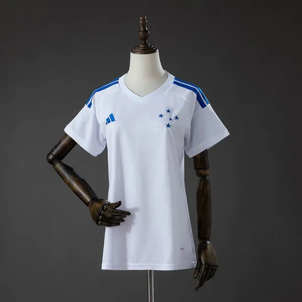 Camisa Cruzeiro II 26/27 - Torcedor Adidas Feminina - Branca