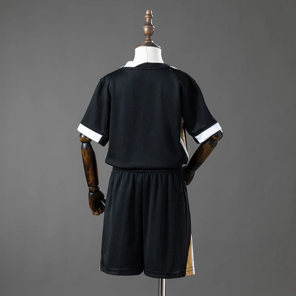 Kit Infantil Atlético Mineiro I 26/27 - Nike - Branco e preto com listras douradas - 2