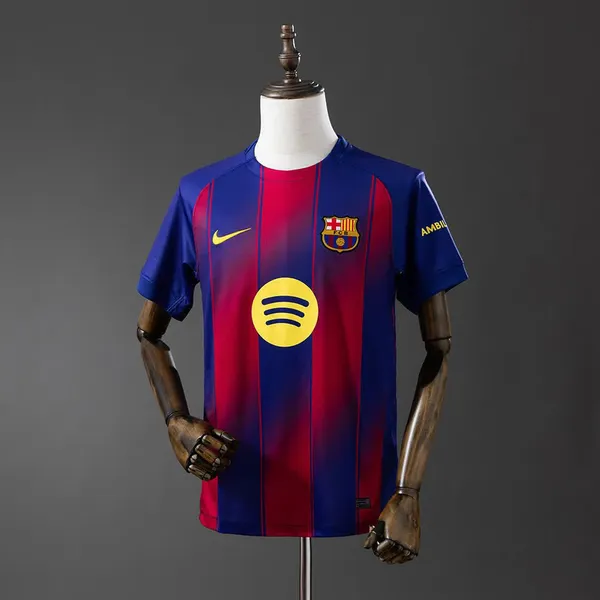 Camisa Barcelona I 25/26 - Torcedor Nike Masculina - Azul e vermelha