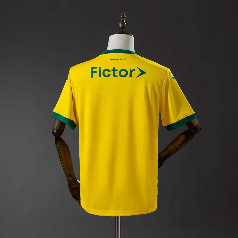 Camisa Palmeiras III 25/26 - Torcedor Puma Masculina - Amarela e verde - 2