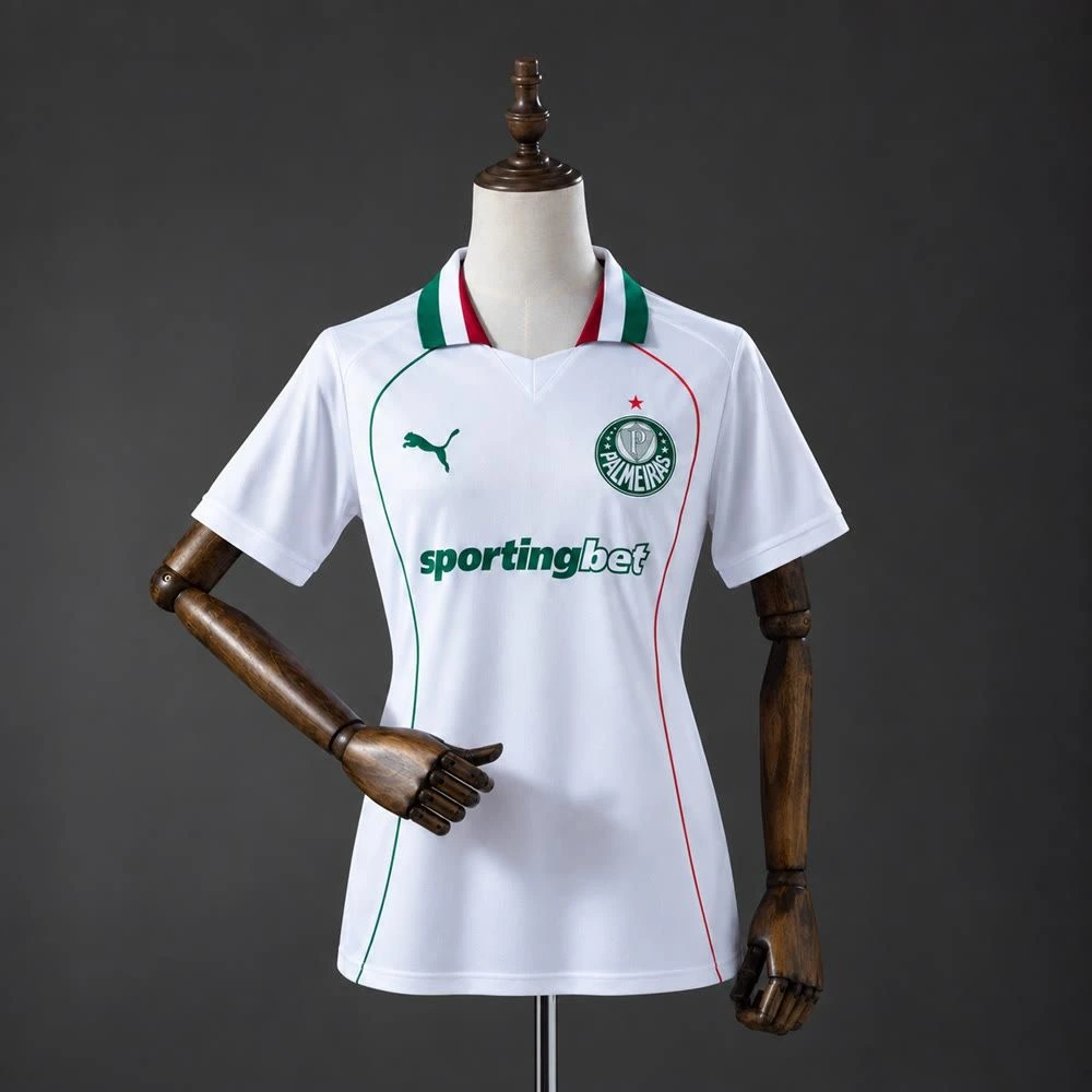 Camisa Palmeiras II 26/27 - Torcedor Puma Feminina - Branca e verde - 2