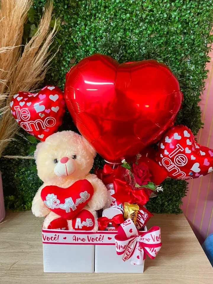 Box Amor com pelucia  - 1