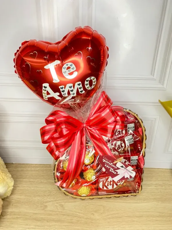 Cesta coração Amore 