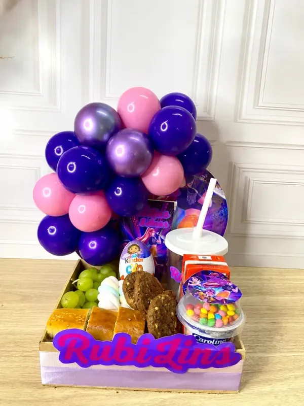 Cesta infantil aniversário/café 