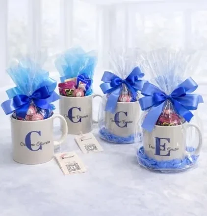 Caneca personalizada com bombons  - 1