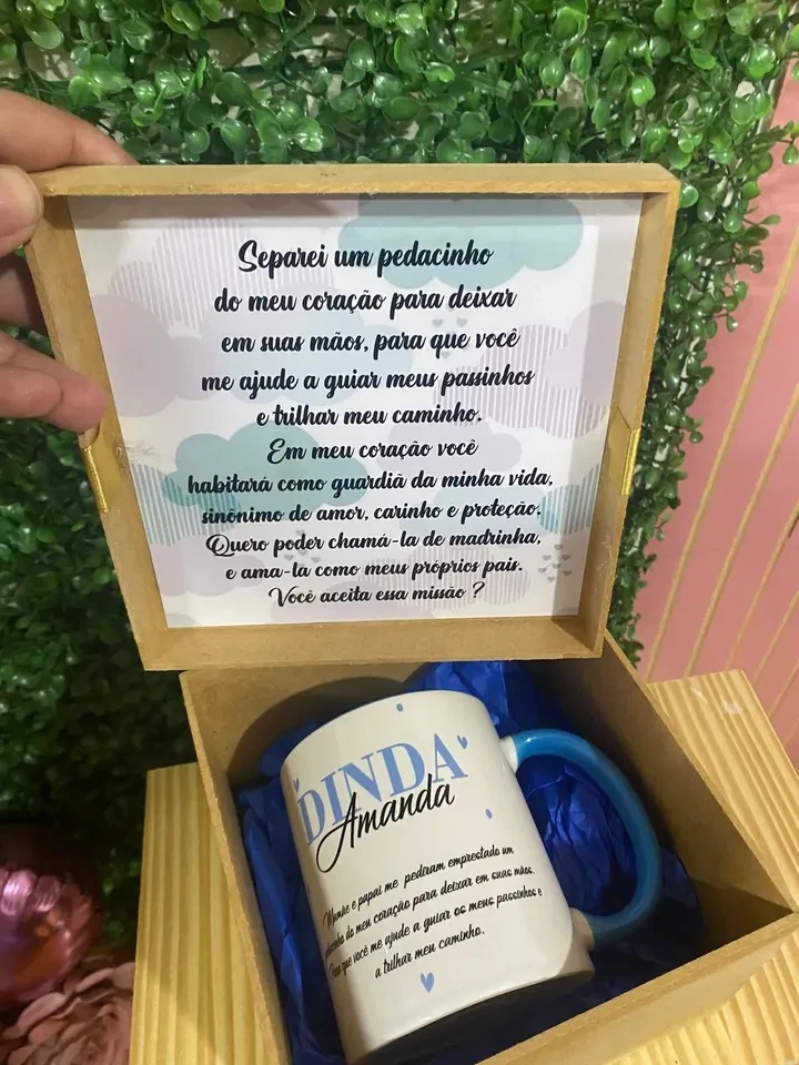 CAIXA MADRINHA BATISMO  - 4