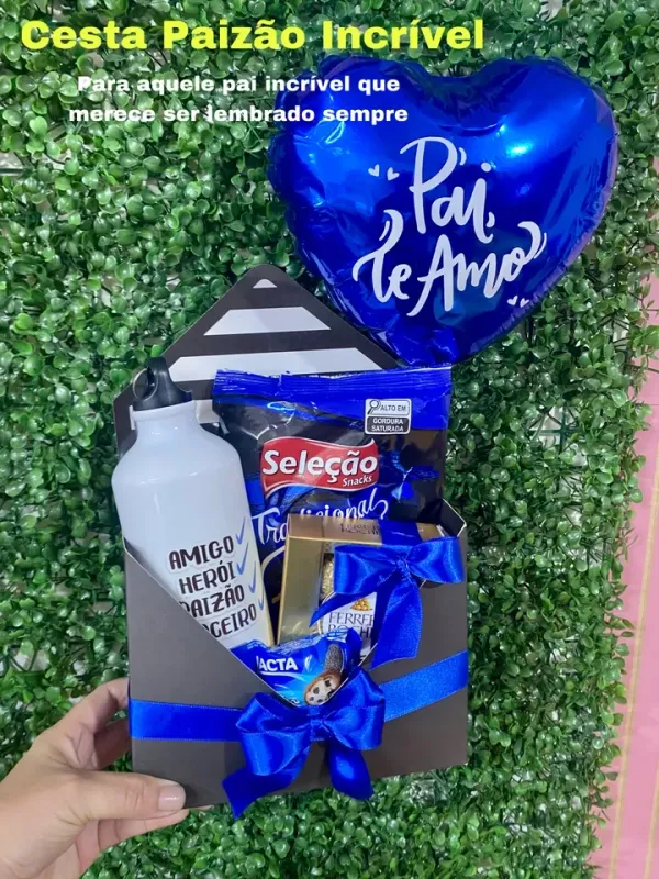 Caixa carta paiao com squeeze 