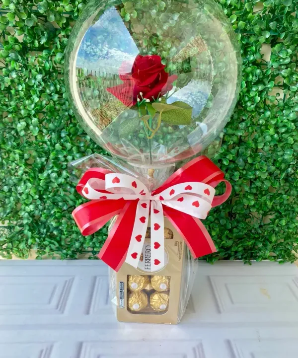Ferrero Rocher com balao 