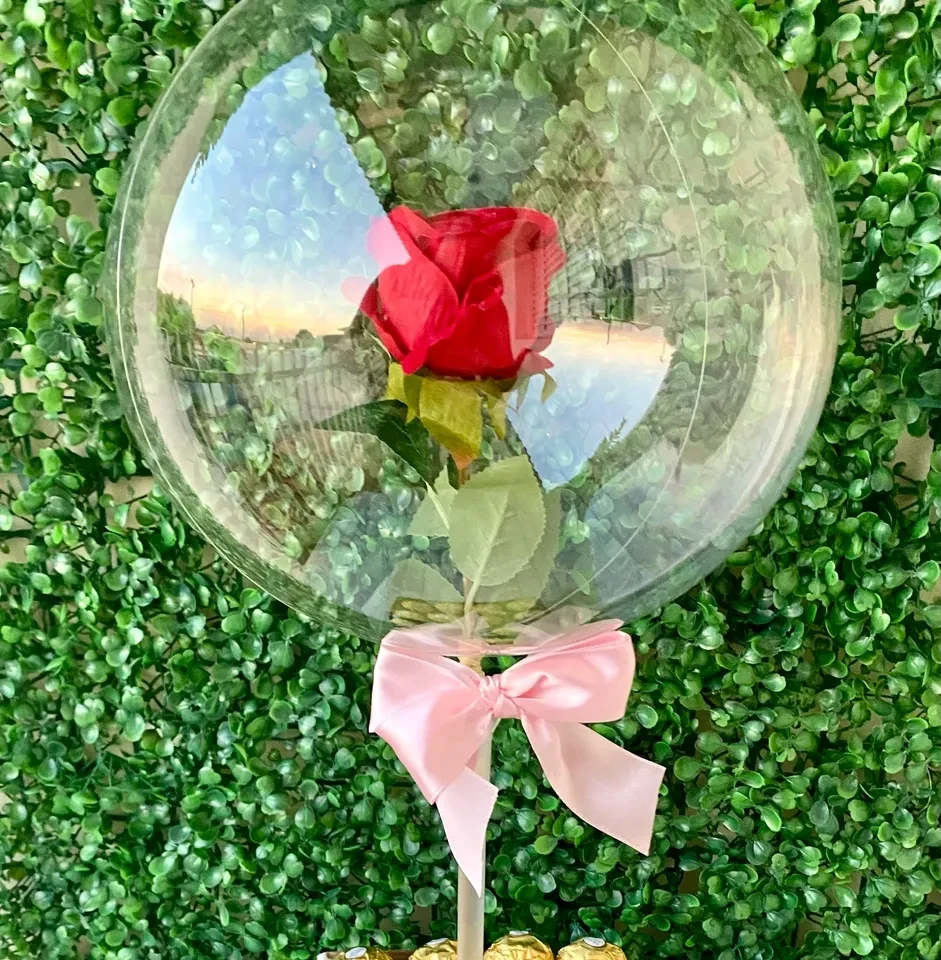 Box Ferrero com rosa  - 4
