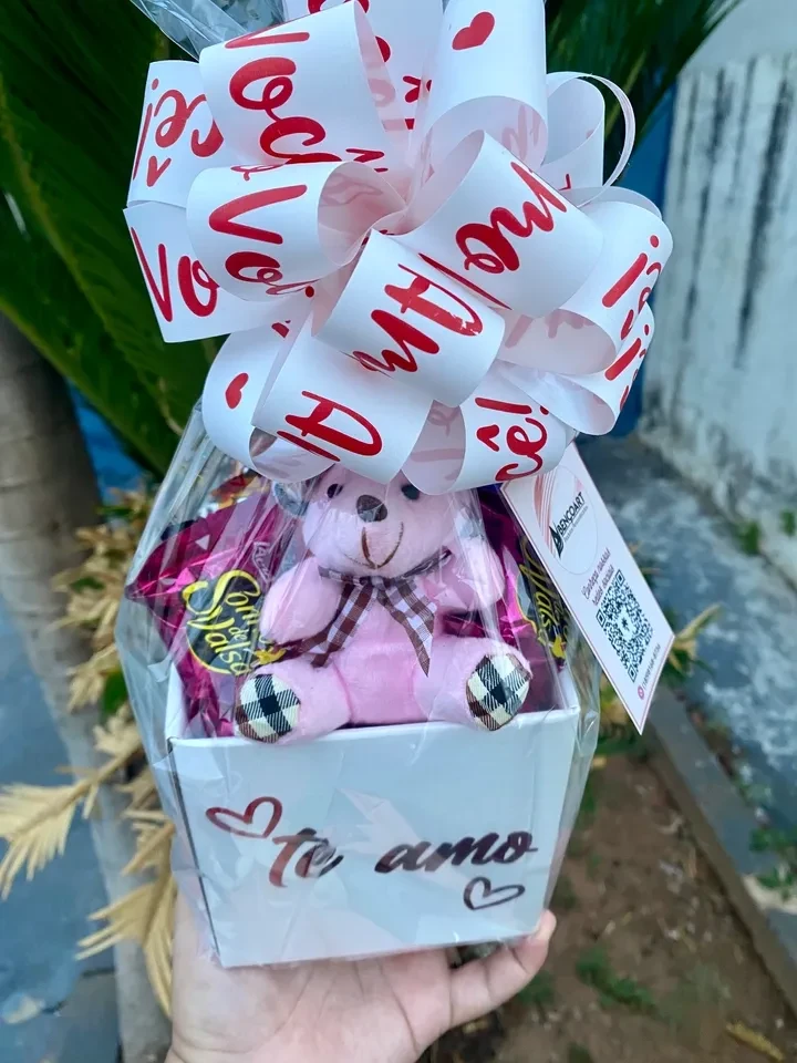 Cesta mimo com ursinho  - 2