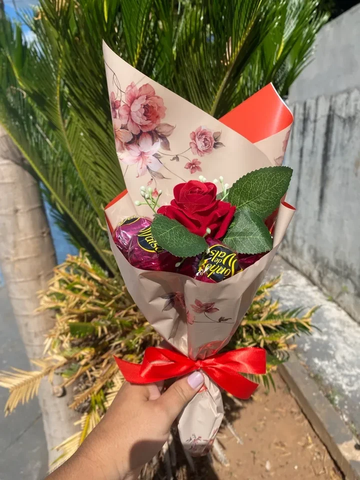 Buque com rosa ou girassol  - 2