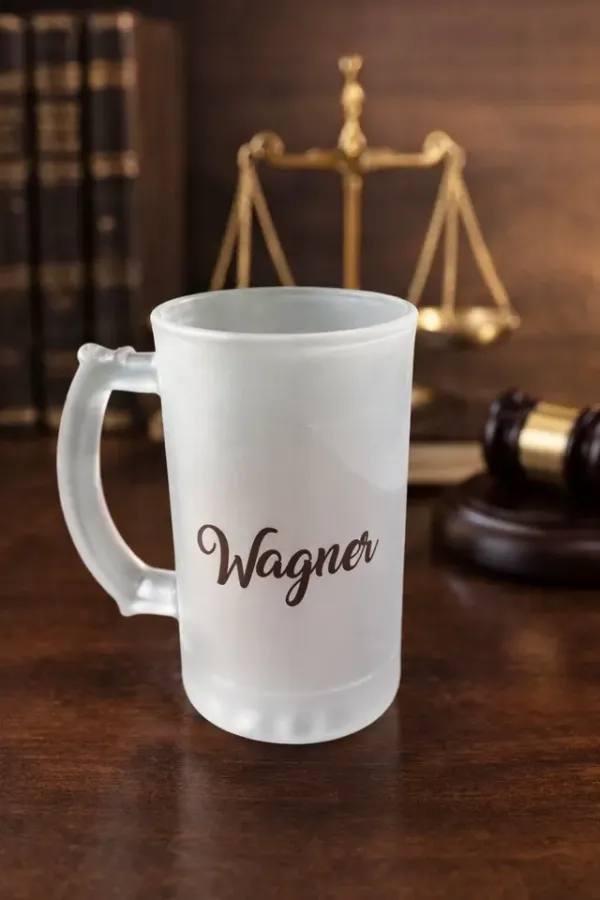 Caneca chopp em vidro 500ml 