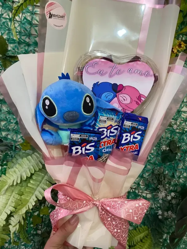 Buque Stitch eu te amo 