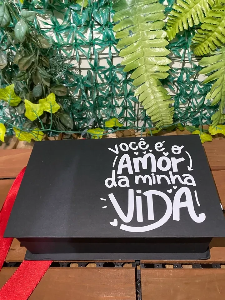 Box livro preta  - 2