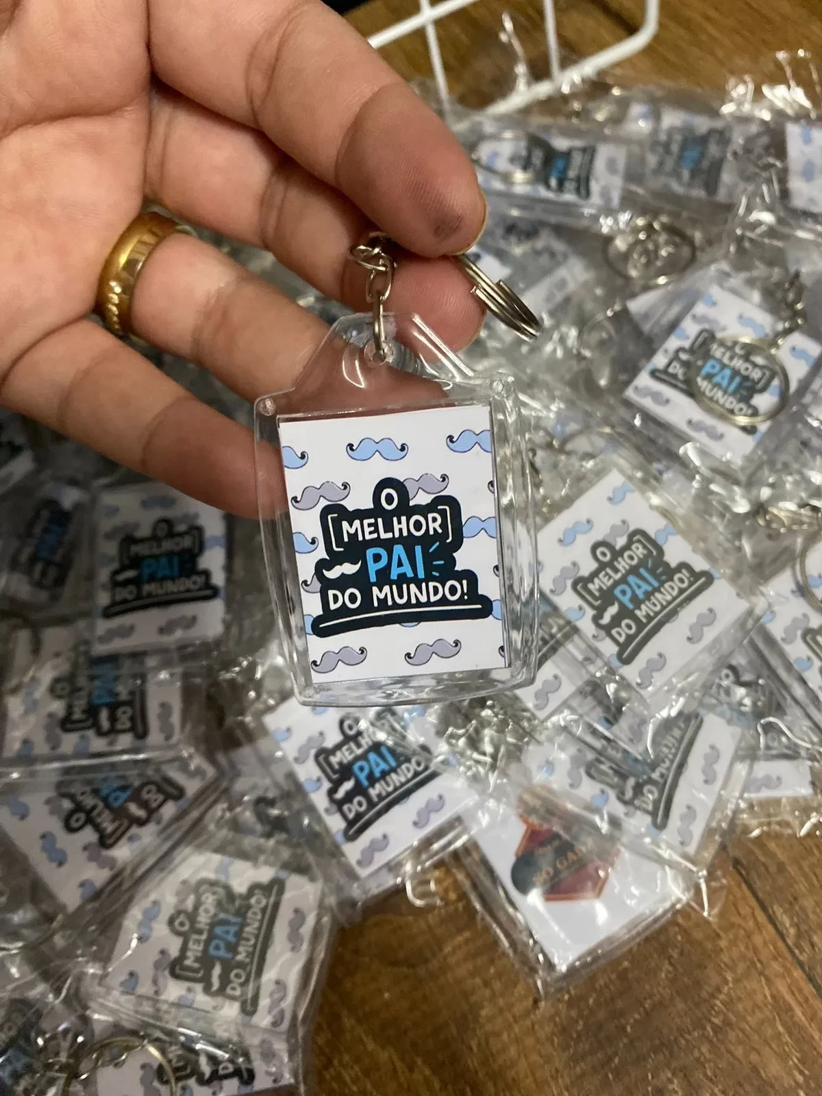 Chaveiro acrilico personalizado para empresas, logo, foto , mensagem - 1
