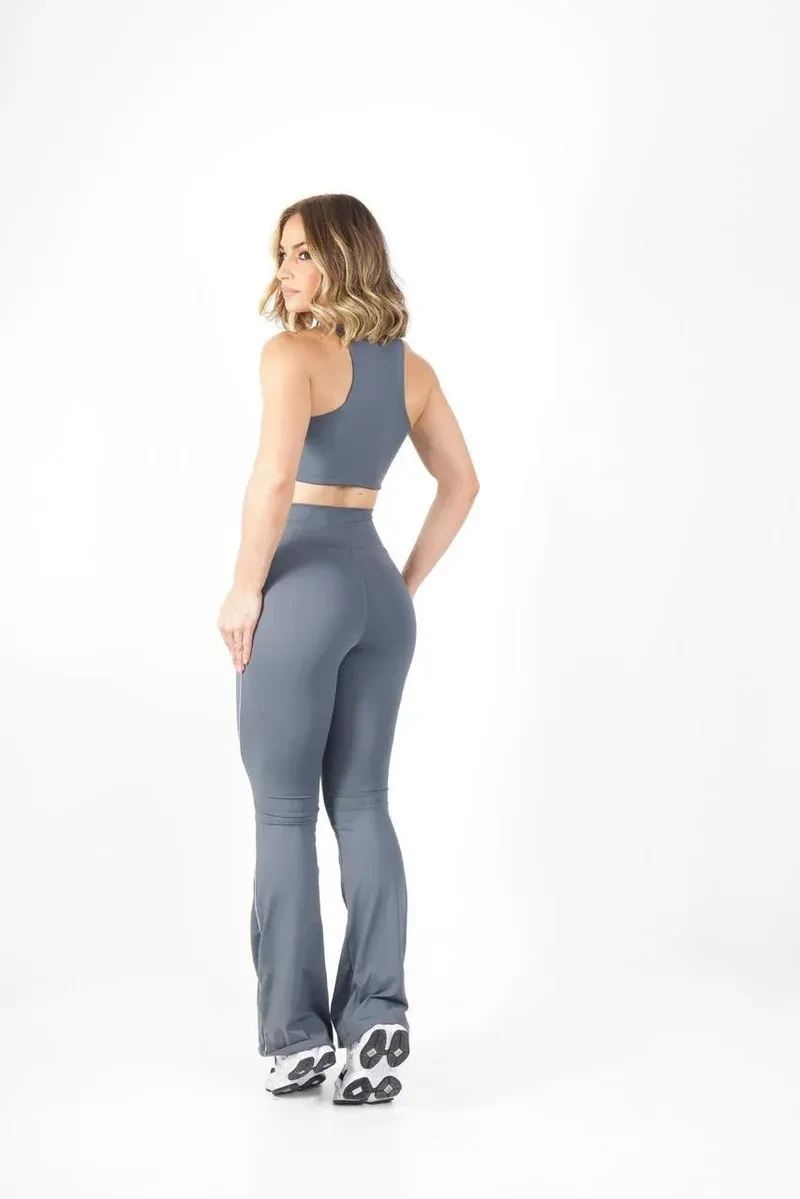 Conjunto calça flare friso - 2