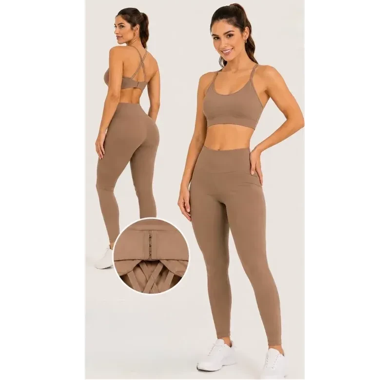 Conjunto calça e Top alça regulável - 1