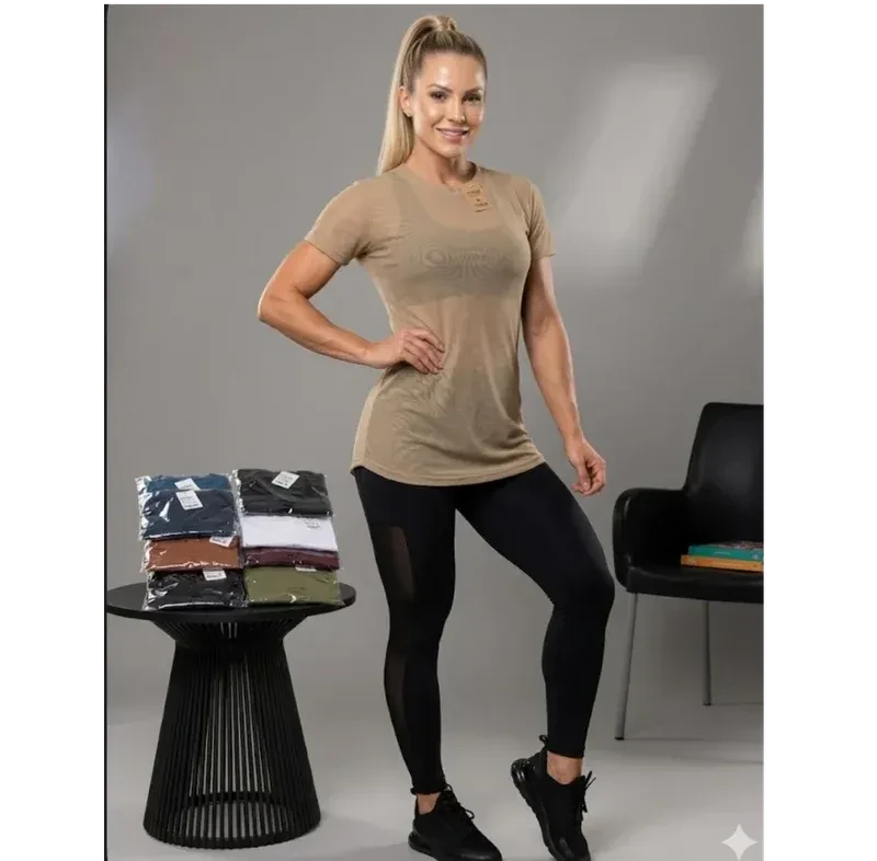Blusa de tule long line - 2