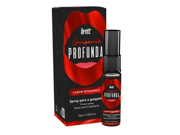 Spray Garganta Profunda Intt Morango 15ml