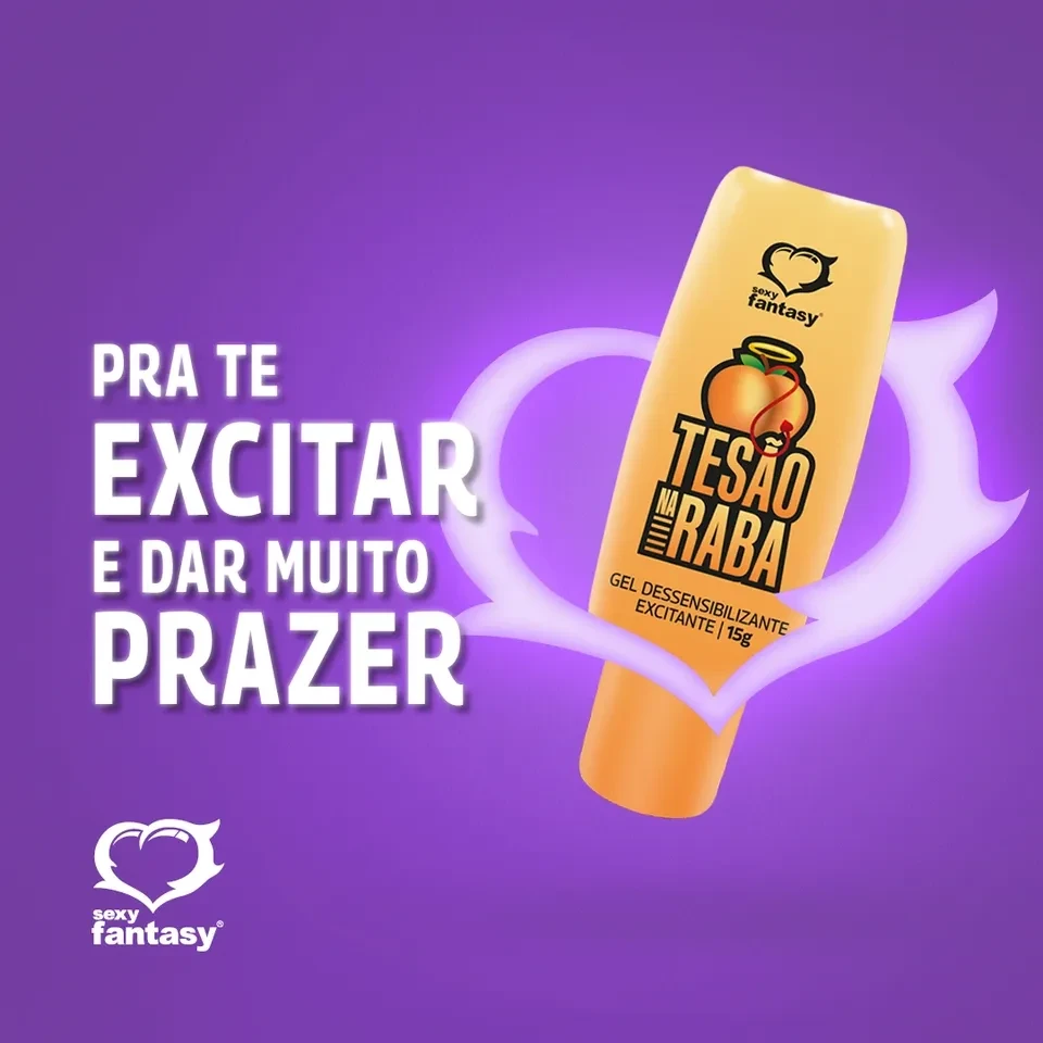 Gel Excitante Anal Tesão na Raba 15g - 1