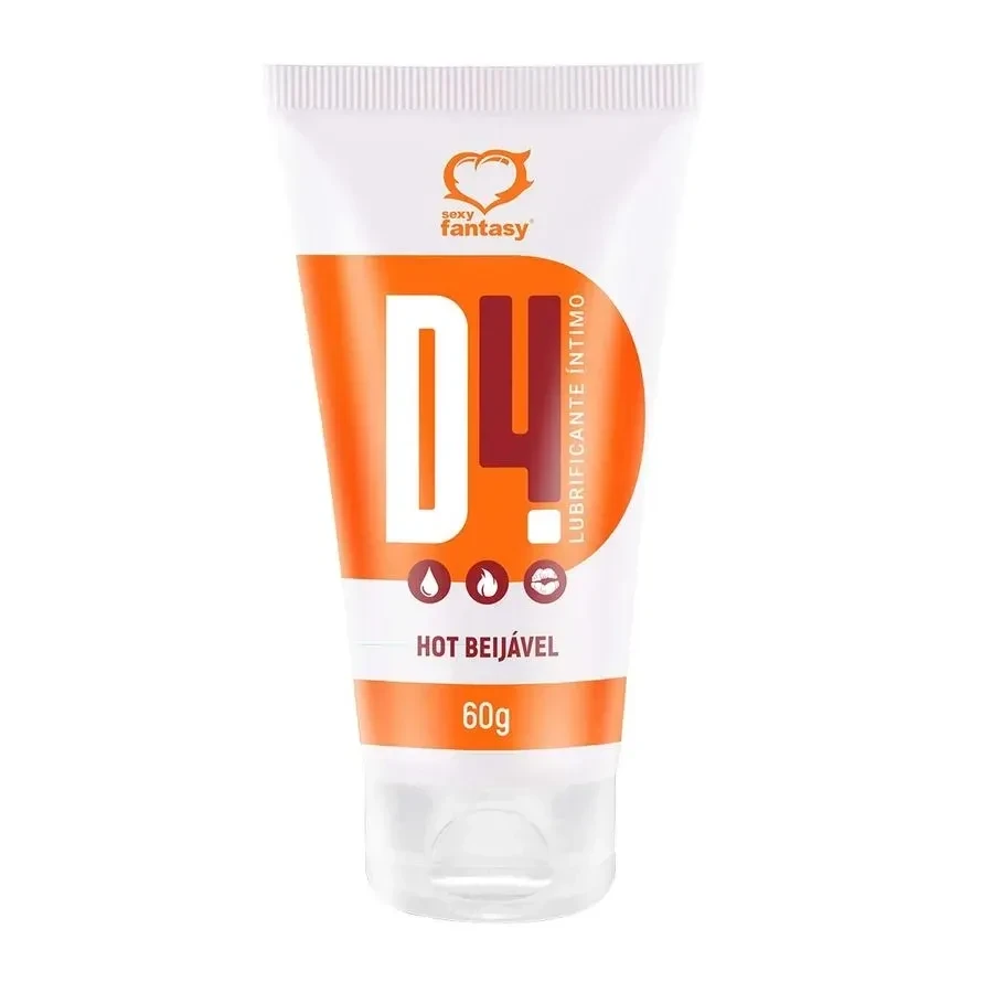 Lub D4 Tangerina Hot Beijável 60g - 1