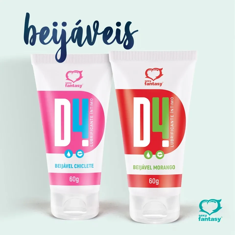 Lub D4 Morango Beijável 60g - 2