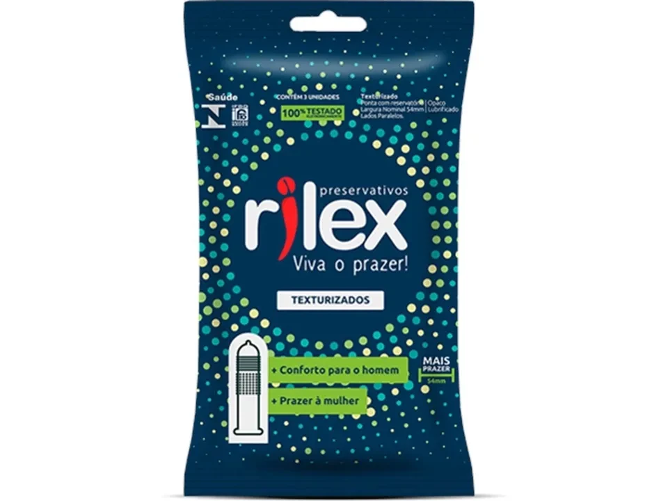Preservativo Rilex Texturizado 3x1 - 1
