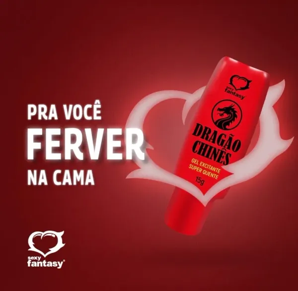 Gel Excitante Dragão Chinês (Super Quente) 15g