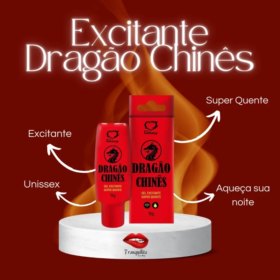 Gel Excitante Dragão Chinês (Super Quente) 15g - 2