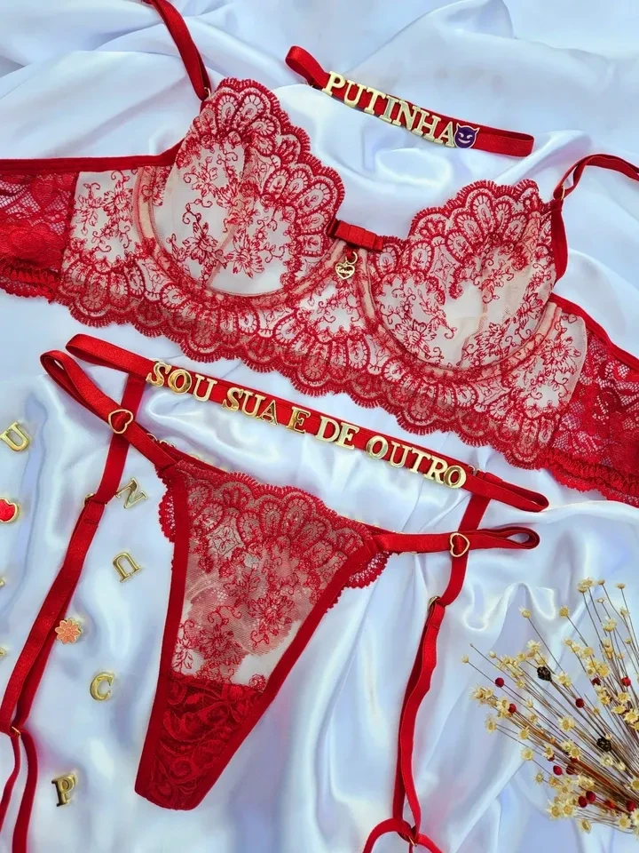 Conjunto P ao G tule japonês  - 3