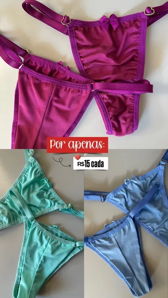 3 Calcinhas por R$30 