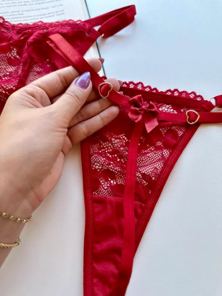 Calcinha lacinho fio  - 1
